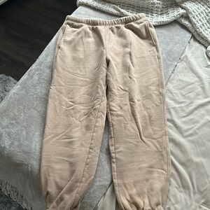nude pink champion sweatpants